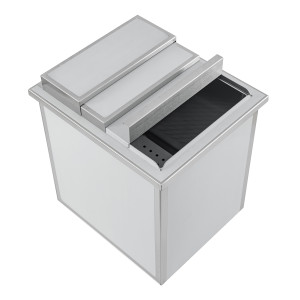 Bac à Glace Encastrable en Inox - 380x446 MM