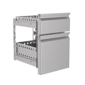 Blok 2 zásuvky pre chladiaci stôl - CombiSteel