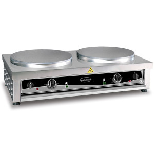 Elektrická palacinkáreň s 2 platňami - 40 cm - CombiSteel