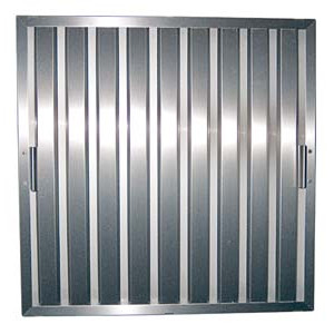 Lamellový filter pre odsávač pár - 378 x 298 mm - CombiSteel