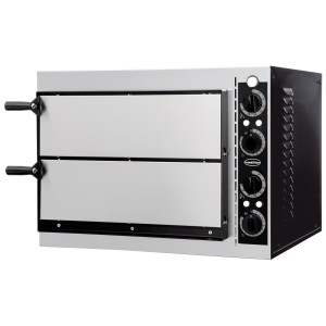 Pec na pizzu s 2 komorami - 2 pizze - 230 V - CombiSteel