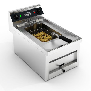 Elektrická fritéza na položenie - 12 L - 6000 W - CombiSteel