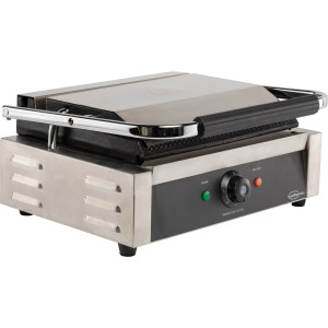 Gril Panini de Contact Simple - Dosky s drážkami - CombiSteel