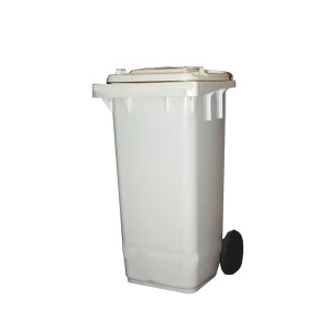 Biela odpadková nádoba - 240 L