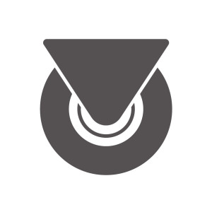 Kolesá pre chladiarenskú miestnosť - Sada 4 ks