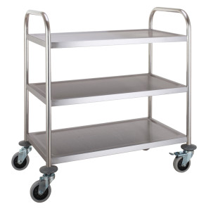 Rozoberateľný nerezový vozík s 3 úrovňami - CombiSteel
