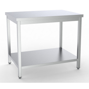 Stôl Inox s policou - D 1800 x Š 700 mm - CombiSteel