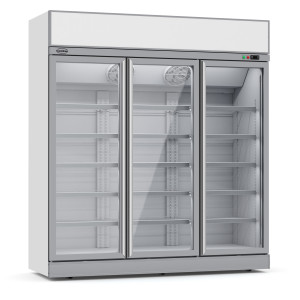 Negative Refrigerated Display Stainless Steel - 3 Glass Doors - 1480 L - CombiSteel