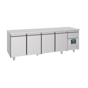 Pozitívny chladiaci stôl GN 1/1 so 4 dverami - 632 L - CombiSteel
