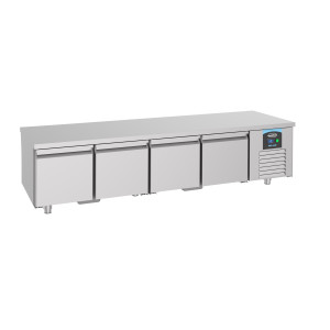 Pozitívny chladiaci stôl GN 1/1 so 4 dverami - 360 L - CombiSteel
