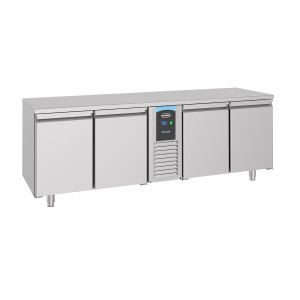 Pozitívny chladiaci stôl GN 1/1 so 4 dverami - CombiSteel