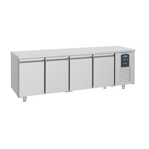 Pozitívny chladiaci stôl GN 1/1 so 4 dverami - 632 L - CombiSteel