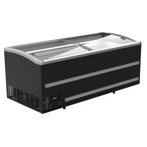 Čierna mraznička pre supermarket - 1136 L - CombiSteel