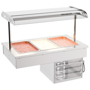 Chladiaca vaňa Drop-In - 3 GN 1/1 - CombiSteel