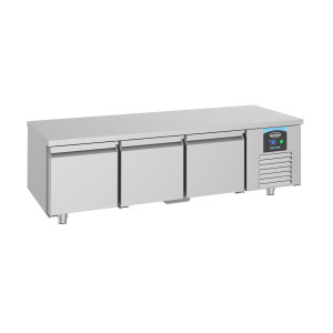 Table Réfrigérée Positive GN 1/1 à 3 Portes - 280 L - CombiSteel