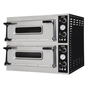 Pec na pizzu s 2 komorami - 2 x 4 pizze - 400 V - CombiSteel