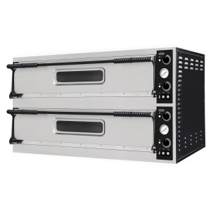 Pec na pizzu s 2 komorami - 2 x 3 pizze - 400 V - CombiSteel