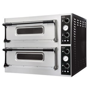 Four à Pizza à 2 Chambres - 2 x 4 Pizzas - 400 V - CombiSteel