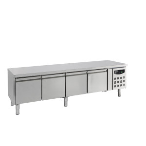 Positive Refrigerated Table GN 1/1 with 4 Doors - CombiSteel