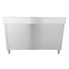 Meuble Plonge 2 Bacs s Doskou - 1400 x 600 mm - Drez naľavo - Dynasteel