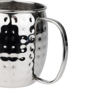 Mug z Kladivovanej Nehrdzavejúcej Ocele - 440 ml - Olympia