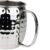 Hammered Stainless Steel Mug - 440 ml - Olympia