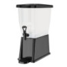 Black Polypropylene Beverage Dispenser - 12 L - Olympia