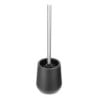 Black Toilet Brush and Holder - Jantex