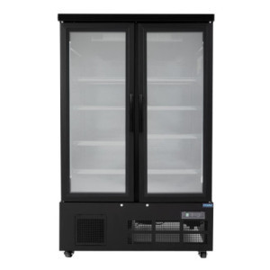 Refrigerated Display Case with 2 Doors - 744 L - Negative Black - Polar