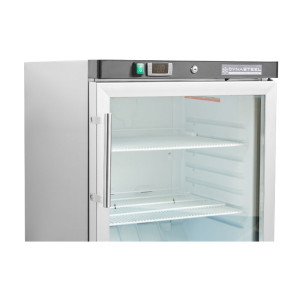 Mini Refrigerated Cabinet 200 L - Positive Glass Stainless Steel - Dynasteel