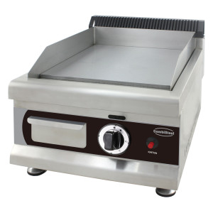 Gril na plyn s hladkou doskou - 400 x 575 mm - CombiSteel