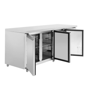 Table Réfrigérée Positive Profondeur 600 - 3 Portes - Dynasteel