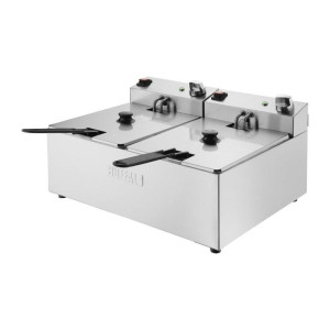 Dvojitá Elektrická Fritéza - 2X5L - Buffalo