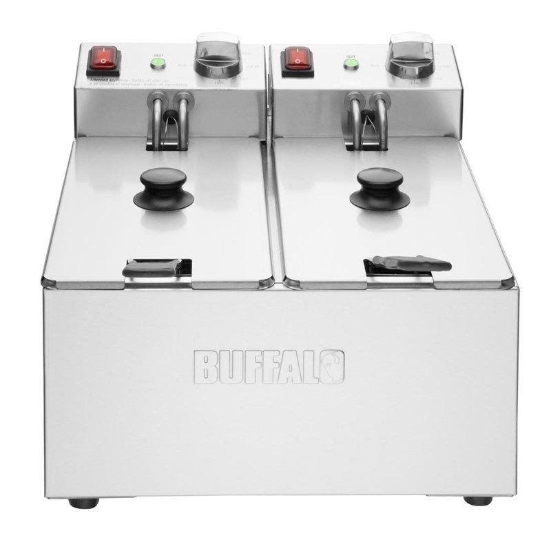 Dvojitá fritéza - 2 x 3 L - Buffalo Dvojitá fritéza - 2 x 3 L - Buffalo