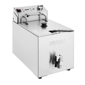 Jednoduchá elektrická fritéza s časovačom - 1 x 8L - Buffalo