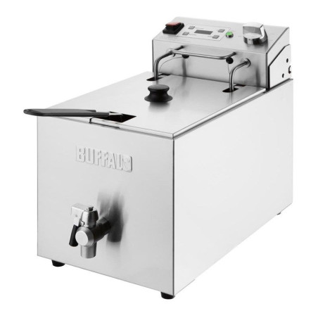 Jednoduchá elektrická fritéza s časovačom - 1 x 8L - Buffalo