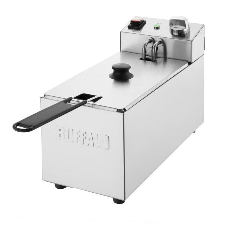 Jednoduchá elektrická fritéza - 3L - Buffalo Jednoduchá elektrická fritéza - 3L - Buffalo