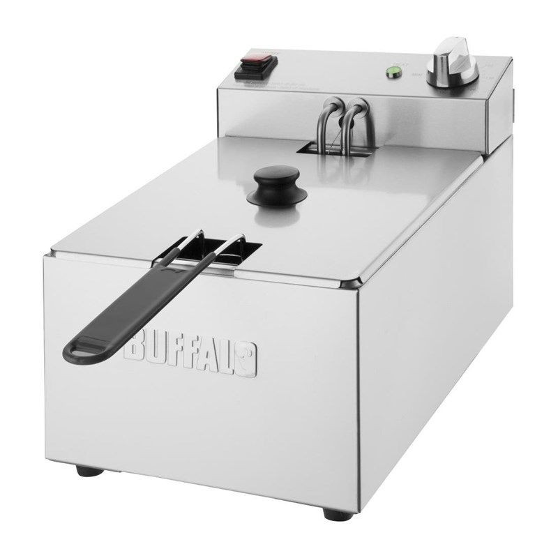 Jednoduchá Elektrická Fritéza - 5L - Buffalo Jednoduchá Elektrická Fritéza - 5L - Buffalo