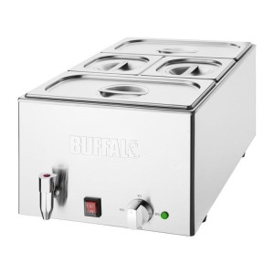 Bain-Marie s vypúšťacím kohútikom a GN nádobami