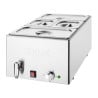 Bain-Marie avec Robinet de Vidange et Bacs GN