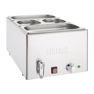 Bain-Marie s vypúšťacím kohútikom a GN nádobami