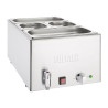 Bain-Marie s vypúšťacím kohútikom a GN nádobami