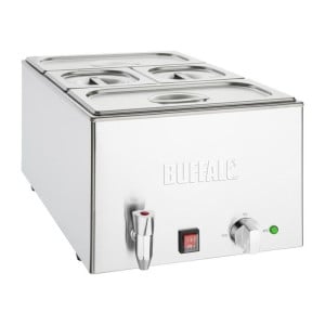 Bain-Marie s vypúšťacím kohútikom a GN nádobami
