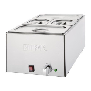 Bain-Marie s nádobami - 2 x GN 1/3 a 2 x GN 1/6 - Buffalo