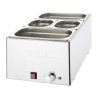 Bain-Marie s nádobami - 2 x GN 1/3 a 2 x GN 1/6 - Buffalo