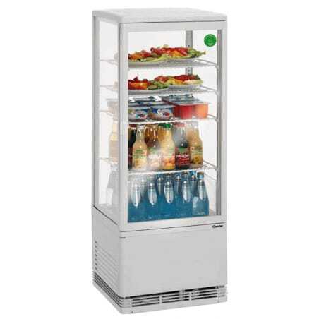 Mini professional refrigerated display case 98 liters