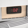 White Positive Refrigerated Display Case 2 Curved Doors 86 L - Polar