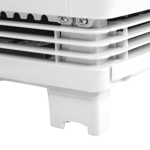 White Positive Refrigerated Display Case 2 Curved Doors 86 L - Polar