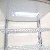 Vitrine Réfrigérée Positive Blanche 2 Portes Incurvées 86 L - Polar