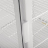 White Positive Refrigerated Display Case 2 Curved Doors 86 L - Polar